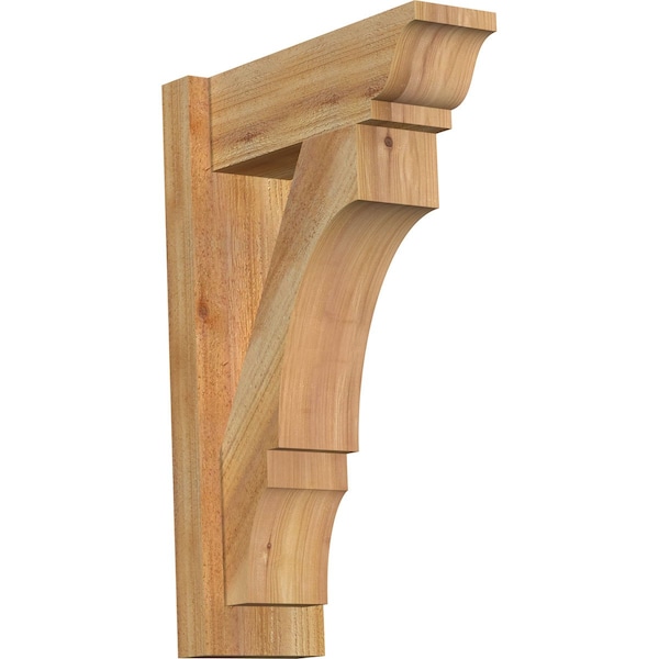 Ekena Millwork Balboa Rough Sawn Traditional Outlooker, Western Red Cedar, 6"W x 16"D x 24"H OUT06X16X24BOA01RWR - main